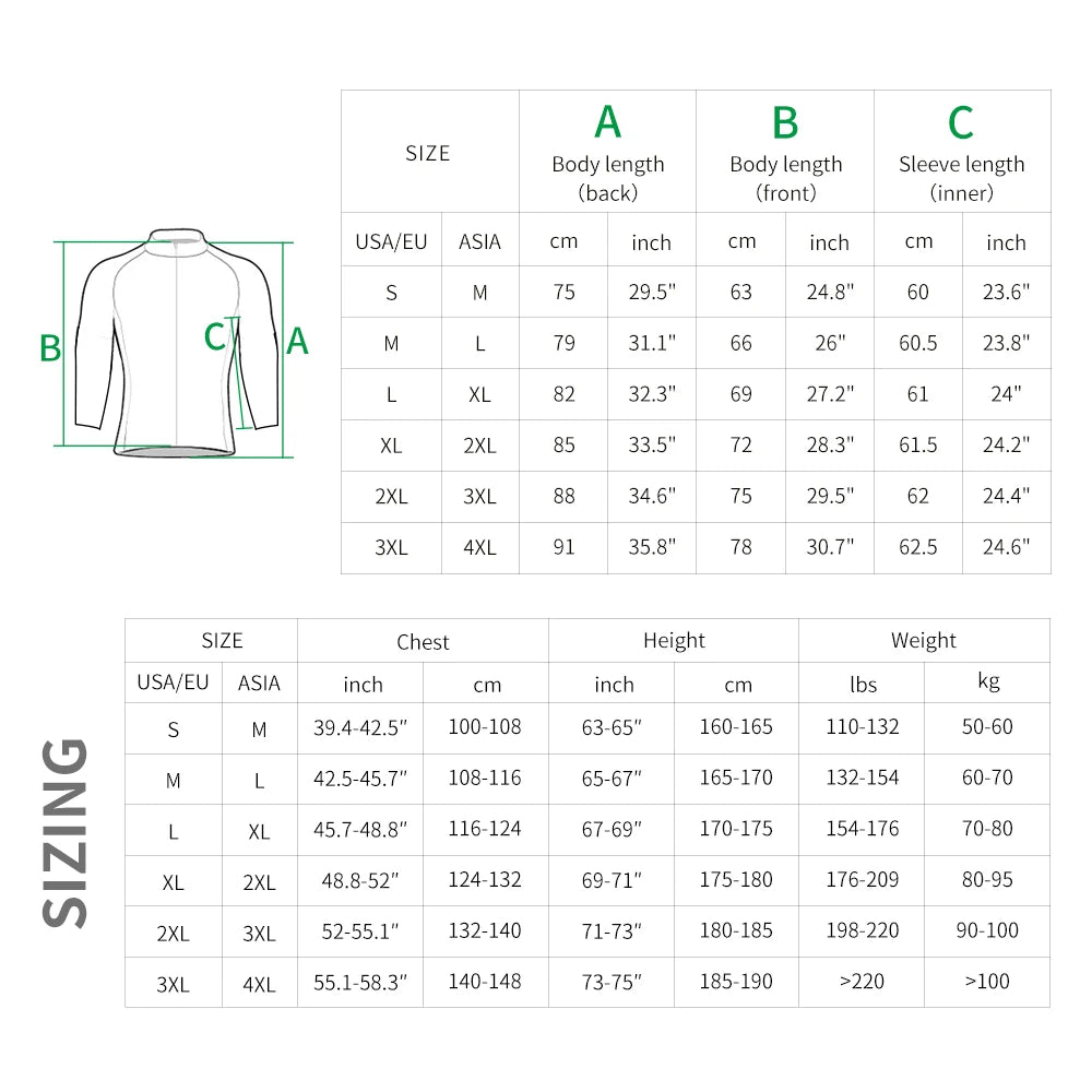 WOSAWE Men’s Ultralight Windproof Cycling Jacket – Reflective & Long Sleeve